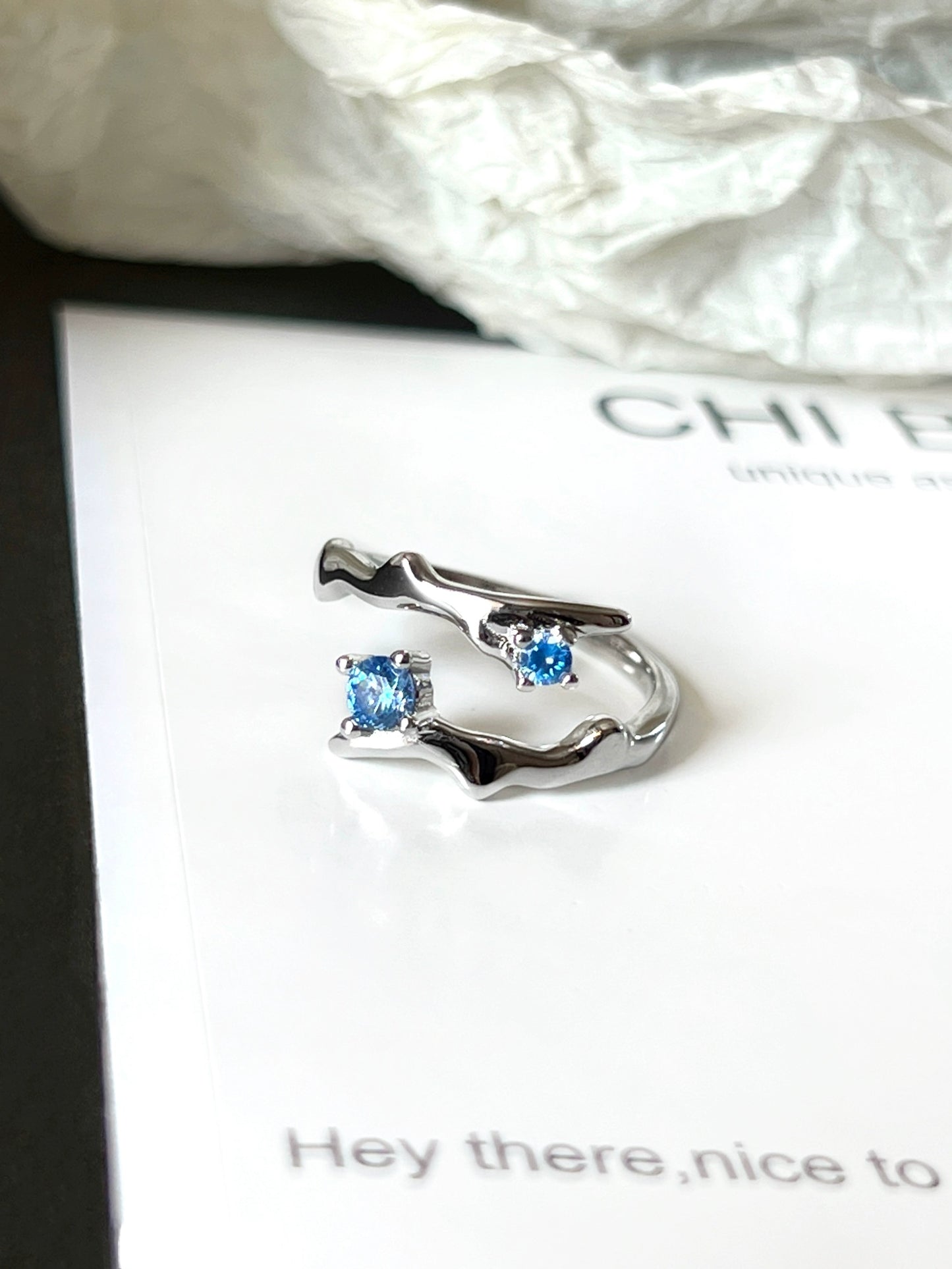 "Blue Universe" Star Ring