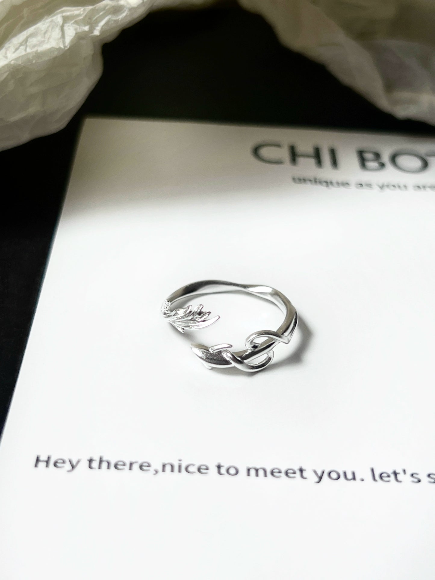 "Voice of Fish" Minimalism Ring