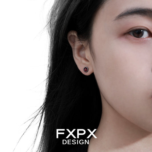 Punk Evil Crystal Earrings