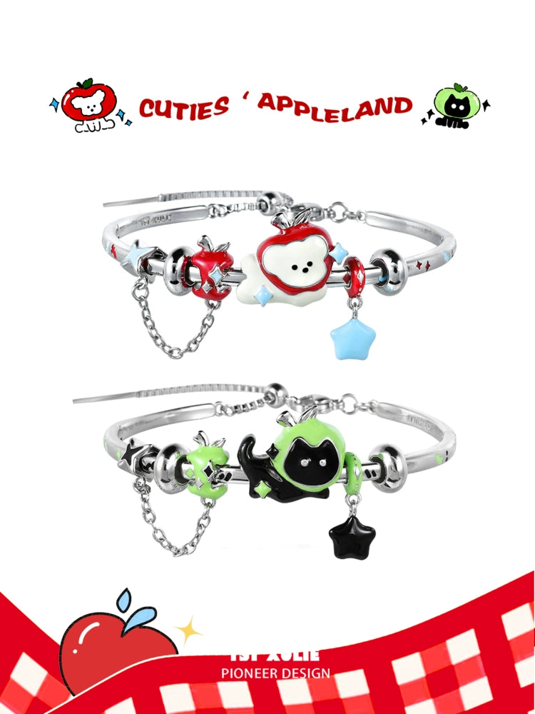 Apple Cat & Puppy Paradise Bracelet