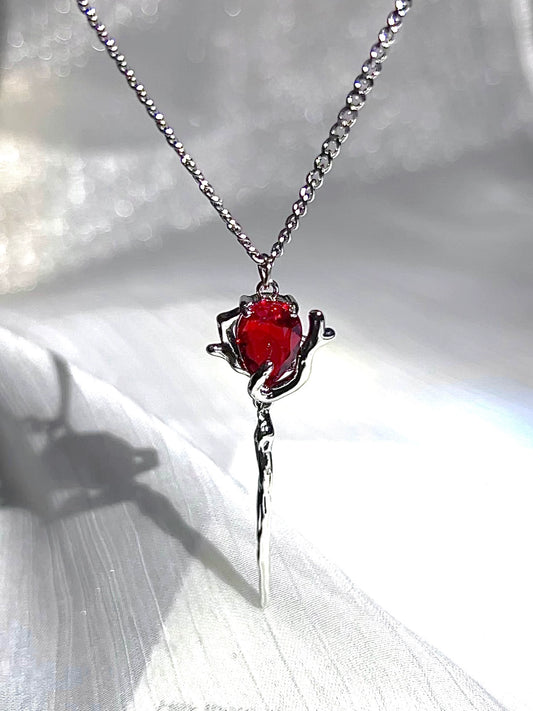 "No Man's Land Rose" Cold Necklace