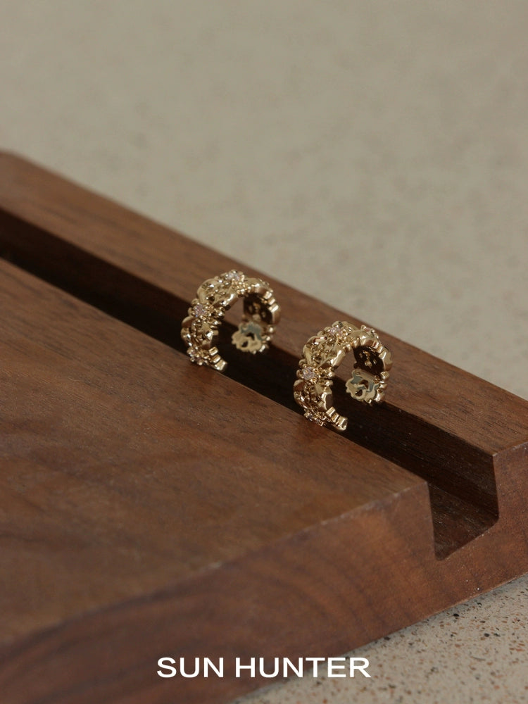 Vintage Iris Ear Cuff