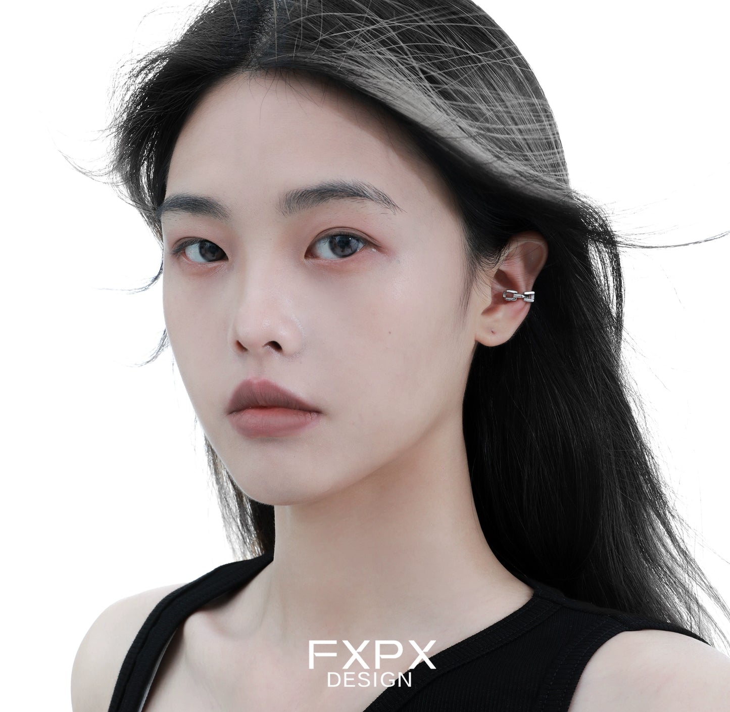 Cyber Mech Silver Earrings
