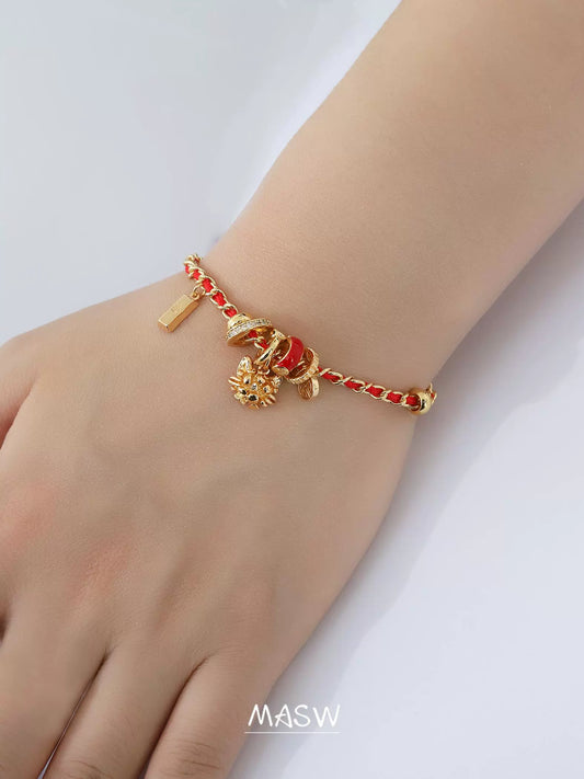 Handmade Woven Bloom Bracelet