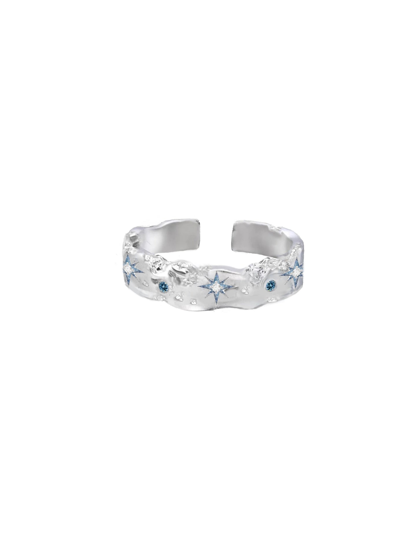 Azure Starry Sky Ring