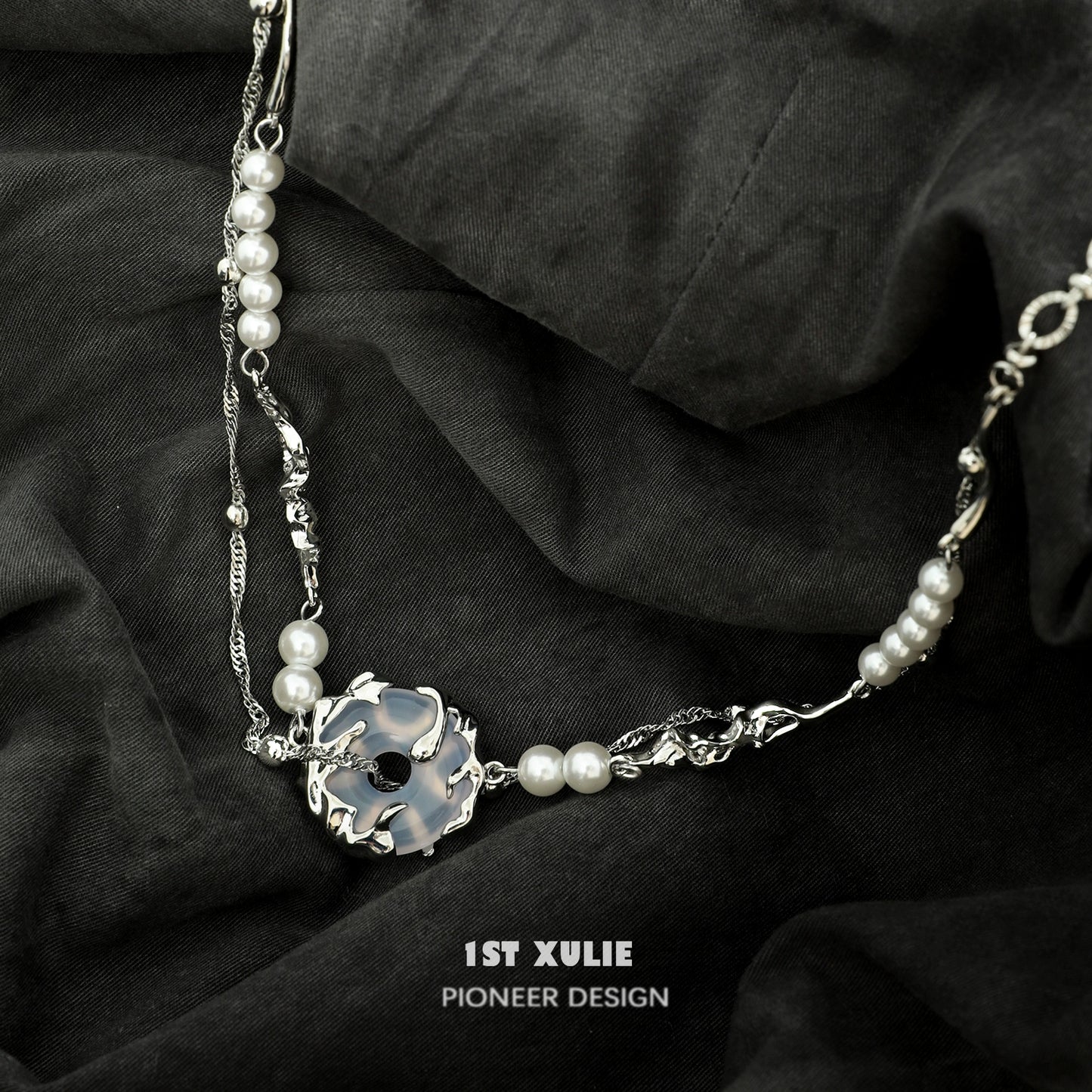 Stellar Cascade Punk Necklace