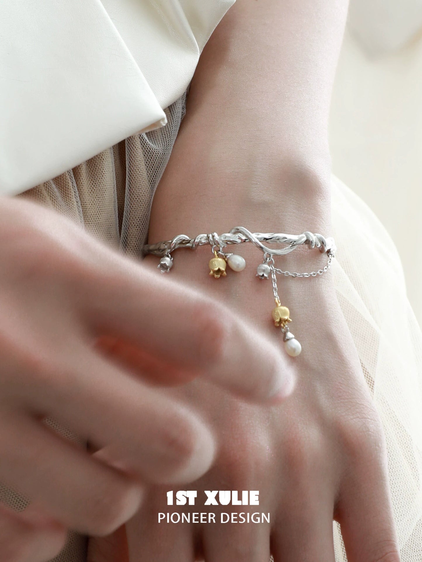 Lily of the Valley Tassel Chain Bracelet
