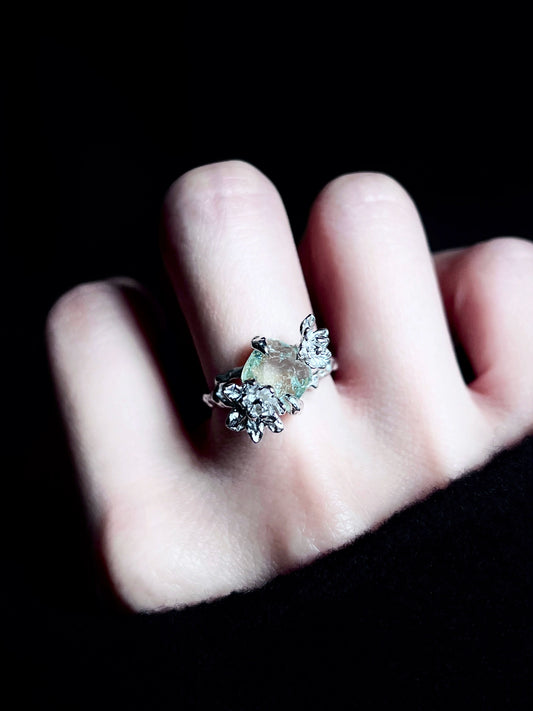 "Rain Jasmine" Wrap Ring