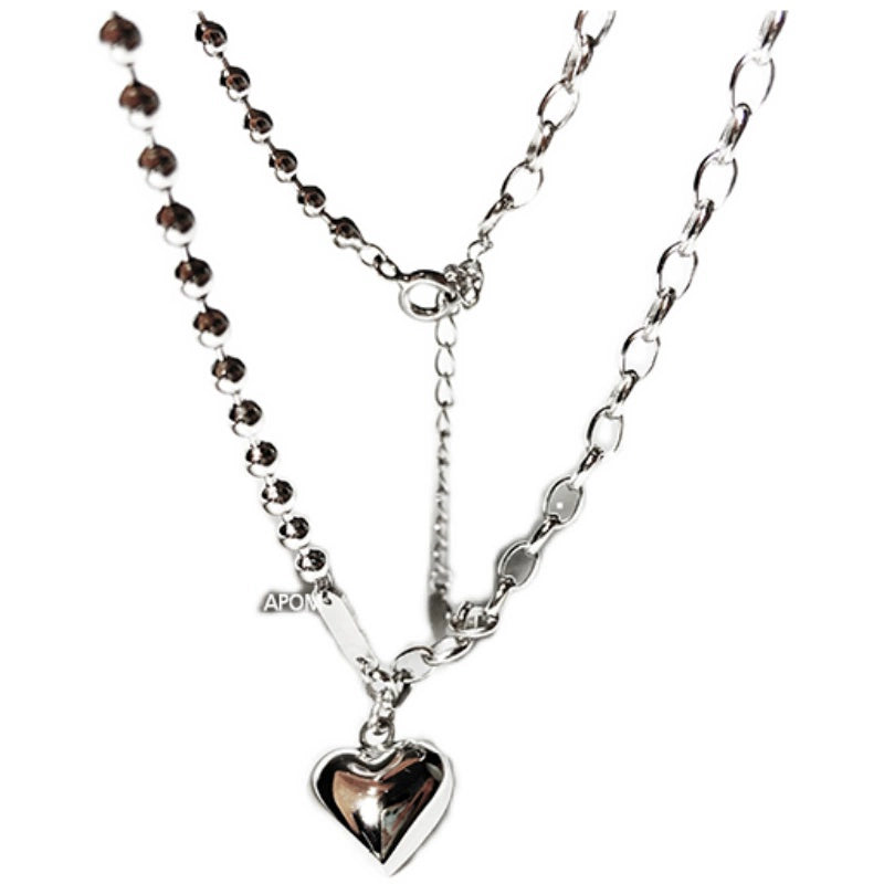 Rock Heart Y2K Necklace