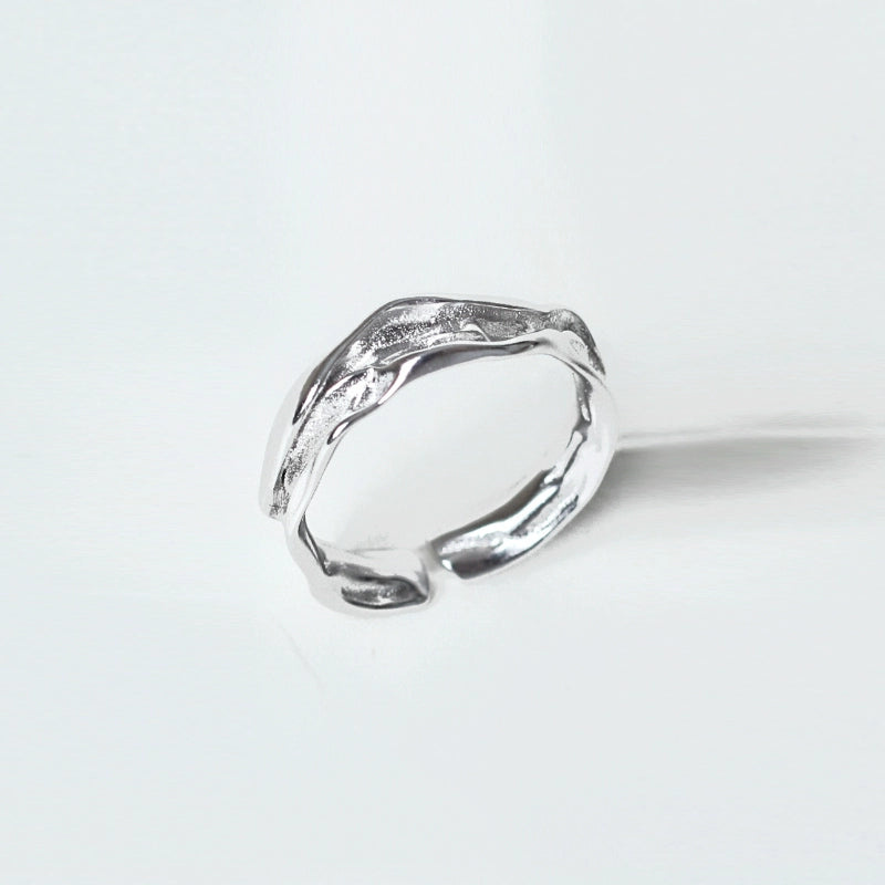 Defiant Statement Silver Ring