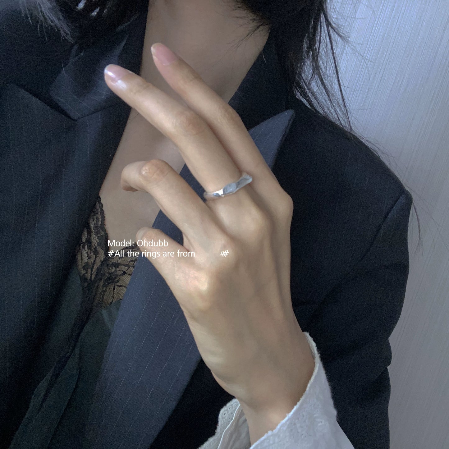 Star Angular Geometric Ring