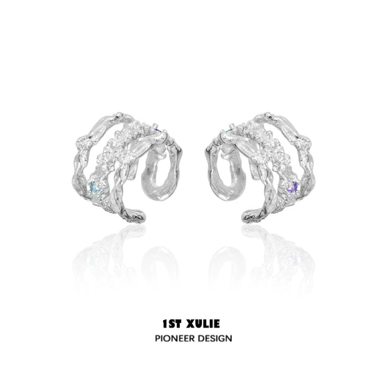 Chill Zirconic Cool Ear Clips