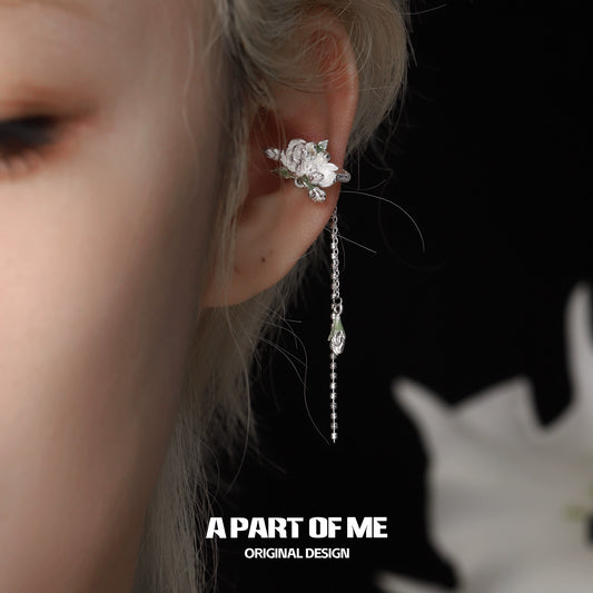 Elegant Jasmine Ear Cuffs