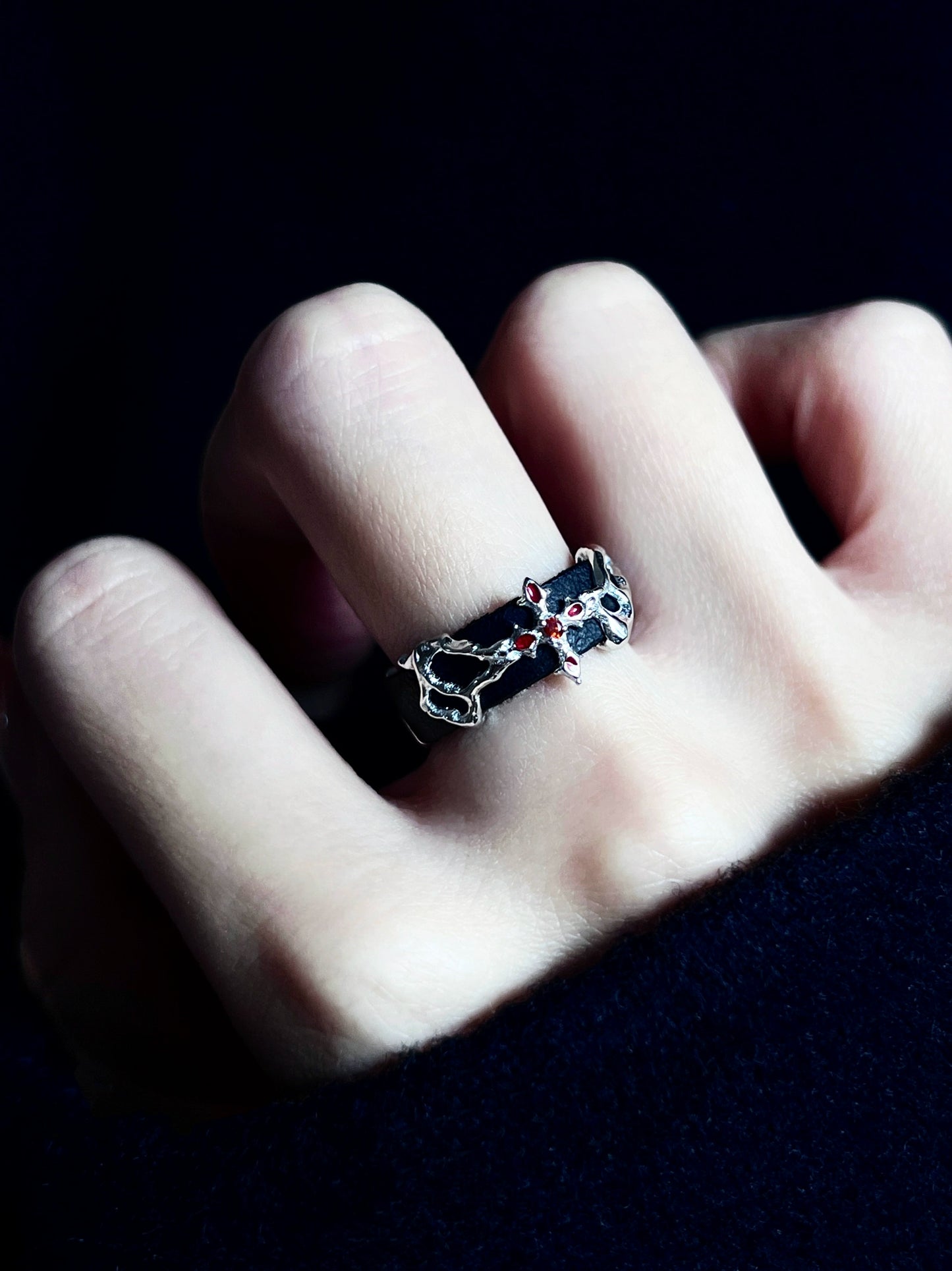 "Soul Contract" Leather Ring