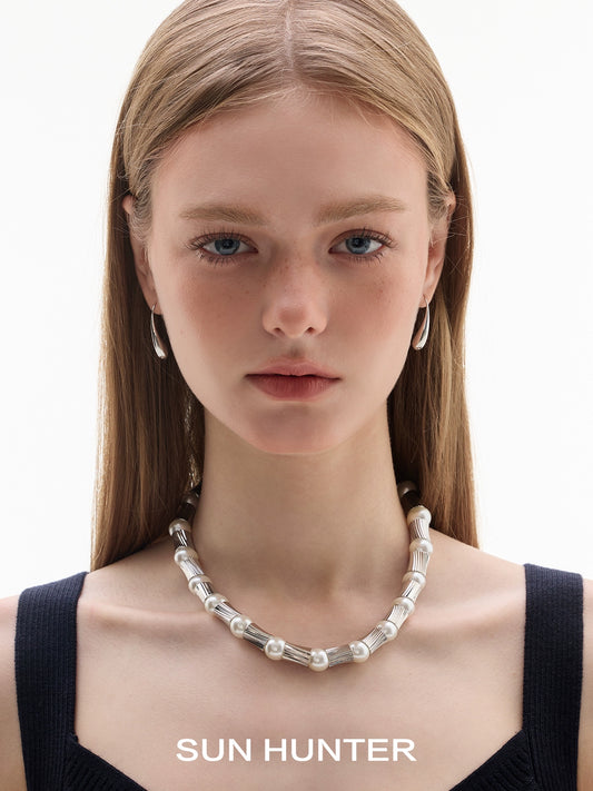 Retro Metal Water Drop Earrings