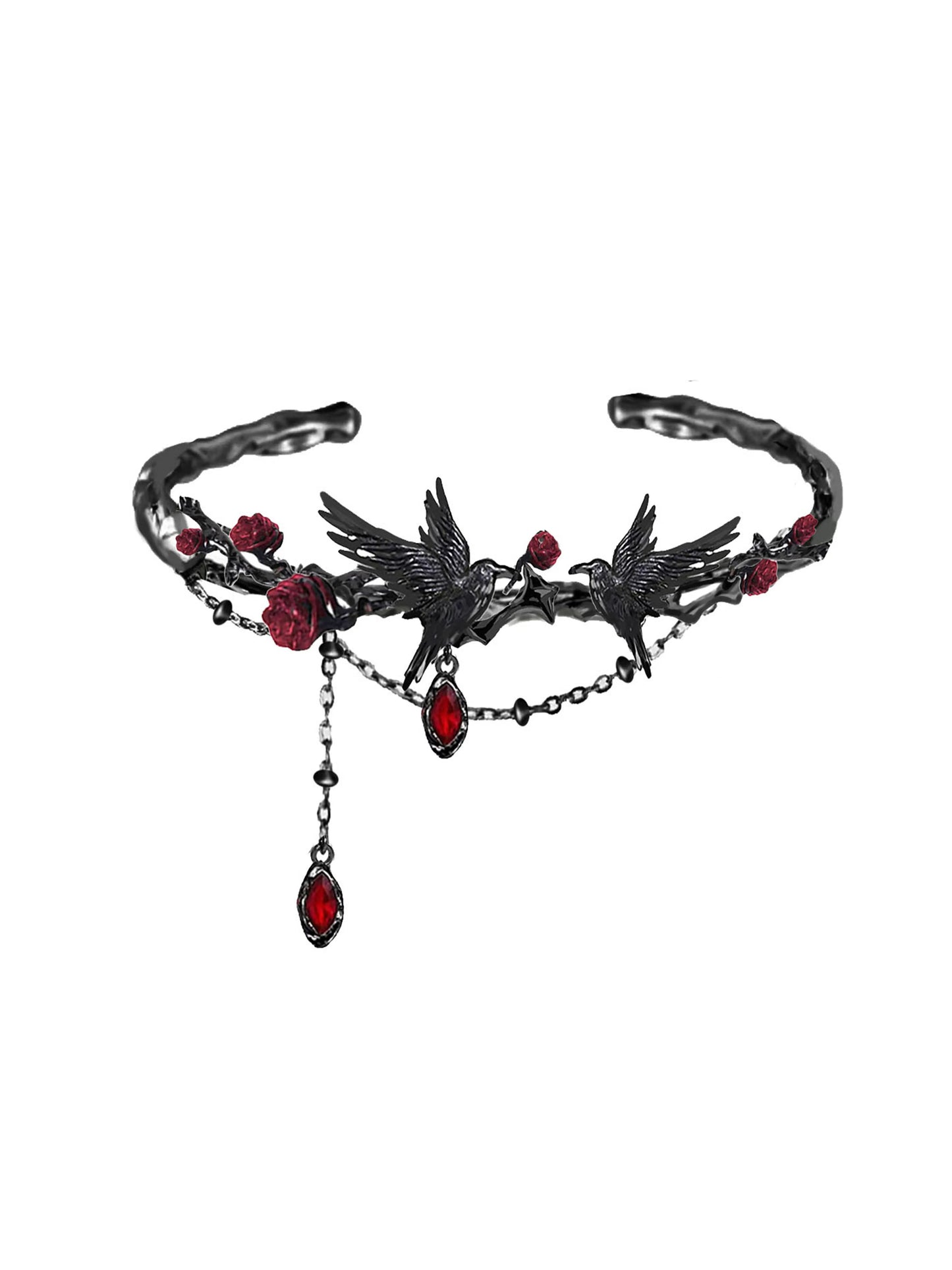 Rose & Raven Gothic Bracelet