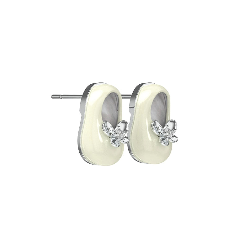 Vintage Cute Walking Shoe Earrings