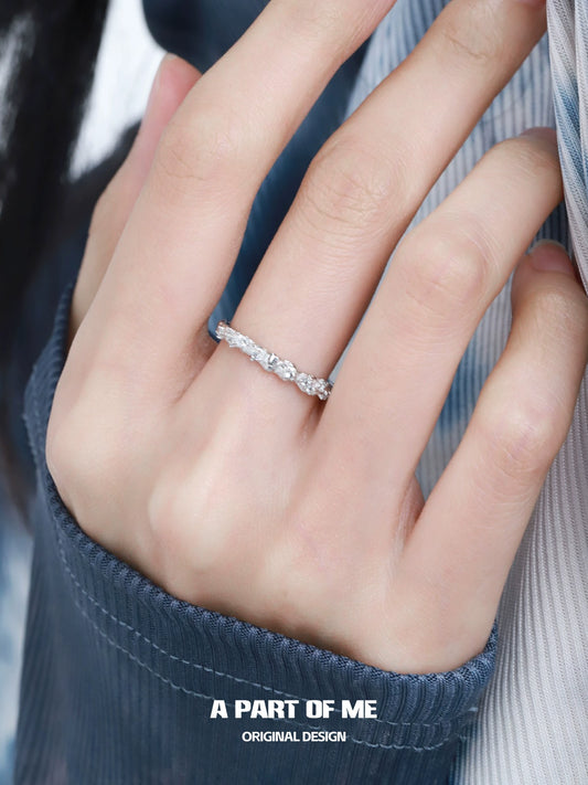 Blue Star Shard Zircon Ring