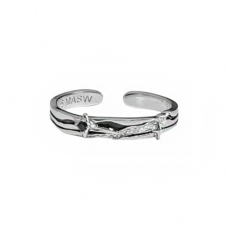 Brilliant Starry Couple Rings