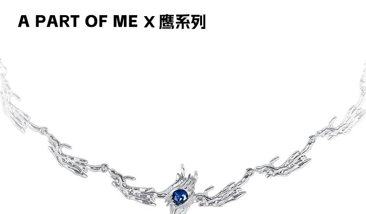 Ravenclaw Wing Diamond Necklace
