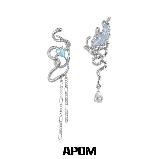Y2K Snake & Butterfly Earrings
