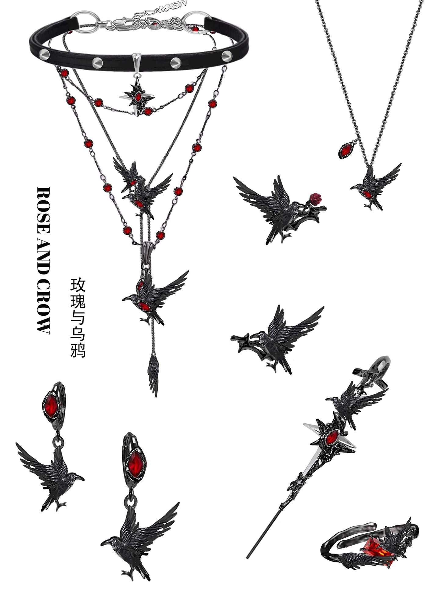 Guardian Crow Necklace