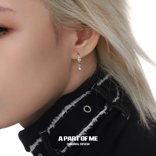 Frosted Snowflake Earrings