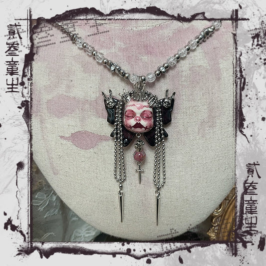 Gothic Harajuku Horror Doll Punk Necklace