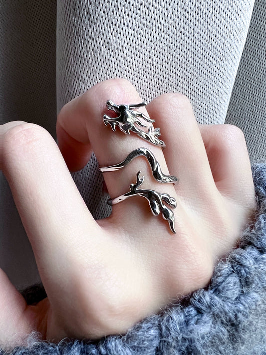 "Chinese Dragon" Winding Ring
