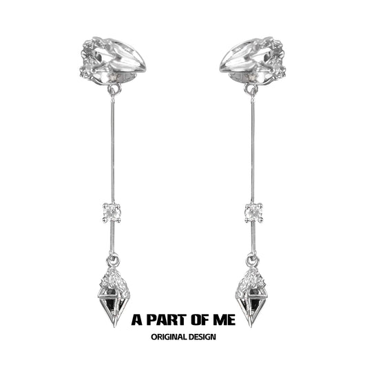 Divine Arrow Drop Ear Cuffs