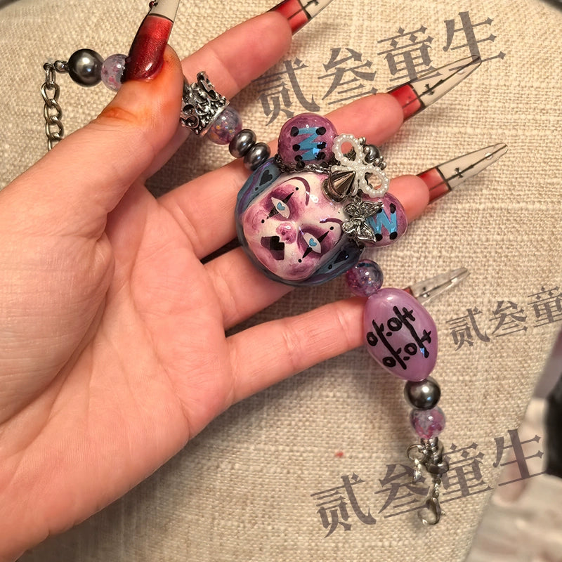 Bracelets-Ersan Children's Bracelet Women's Premium Sense Heavy Industry Original Niche Design 2025 New Bracelet Dark Gothic Bracelet