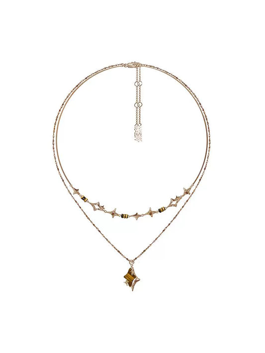 Vintage Starburst Collar Necklace