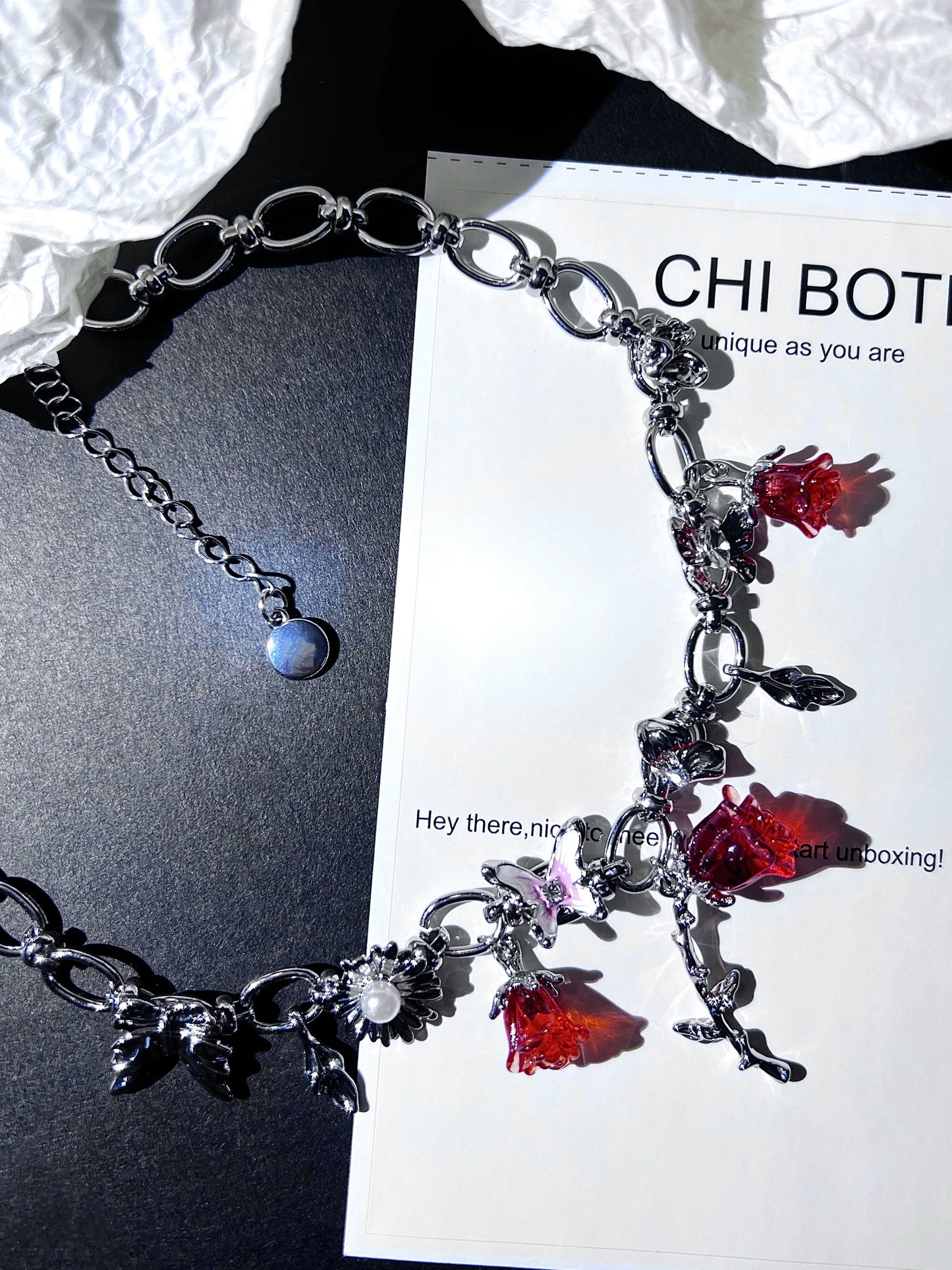 "Rose Estate" Vine Necklace