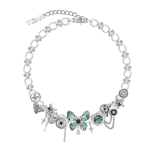 Dream Shell Butterfly Necklace