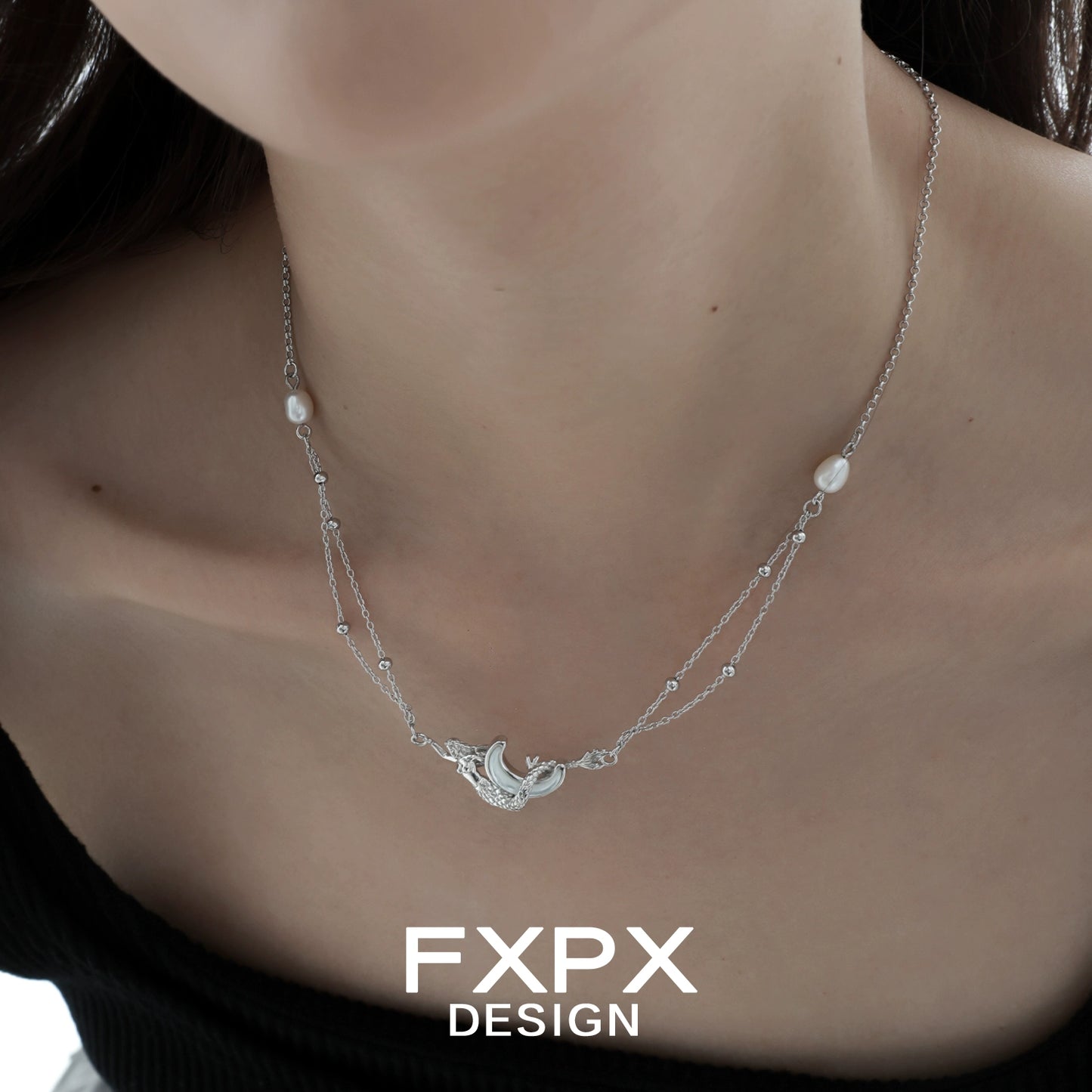 Moonlight Siren Shell Necklace