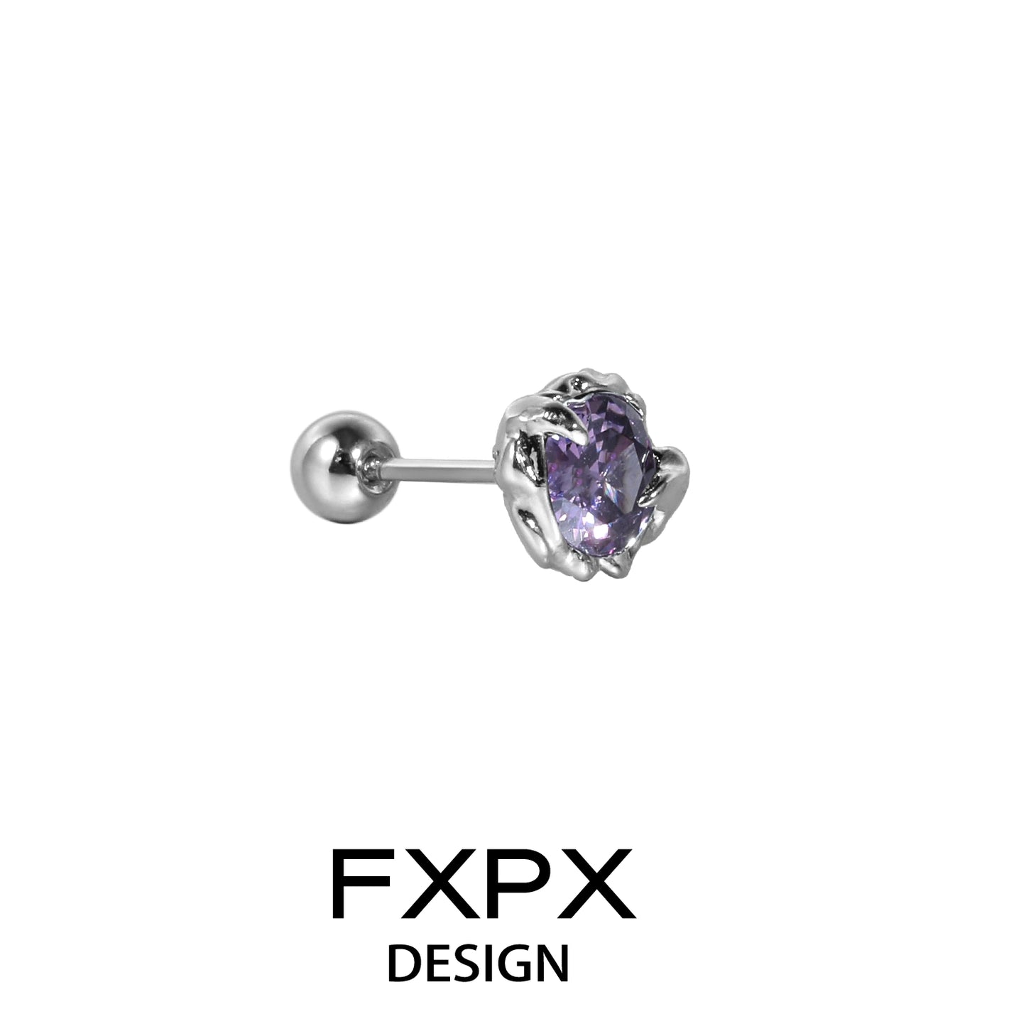 Simple Color Spark Zircon Earrings