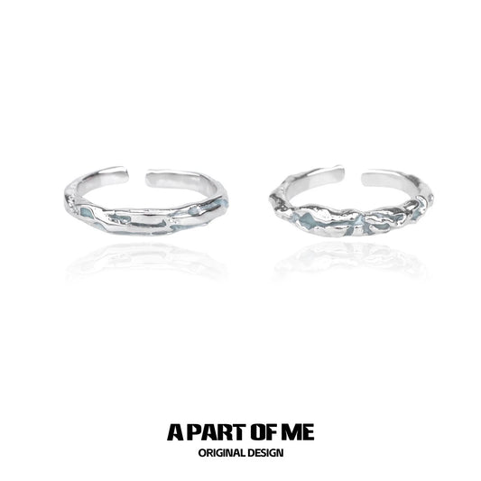 Blue Slim Statement Ring