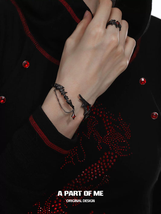 Dark Flame Dragon Bracelet