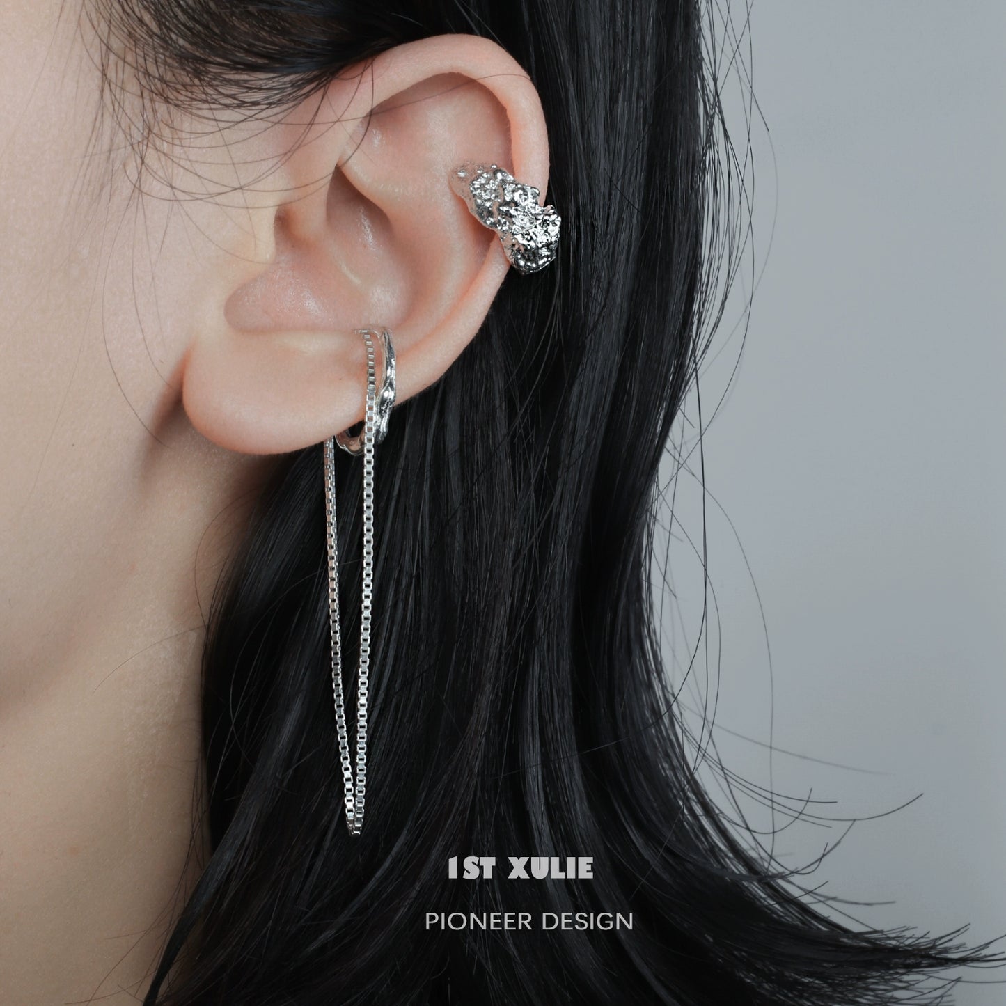 Icy Frosted Texture Ear Clip