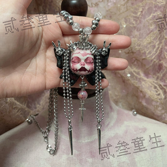 Gothic Harajuku Horror Doll Punk Necklace