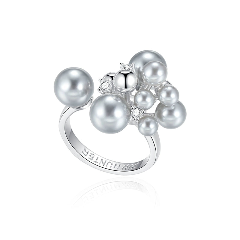 Elegant Pearl Garden Ring