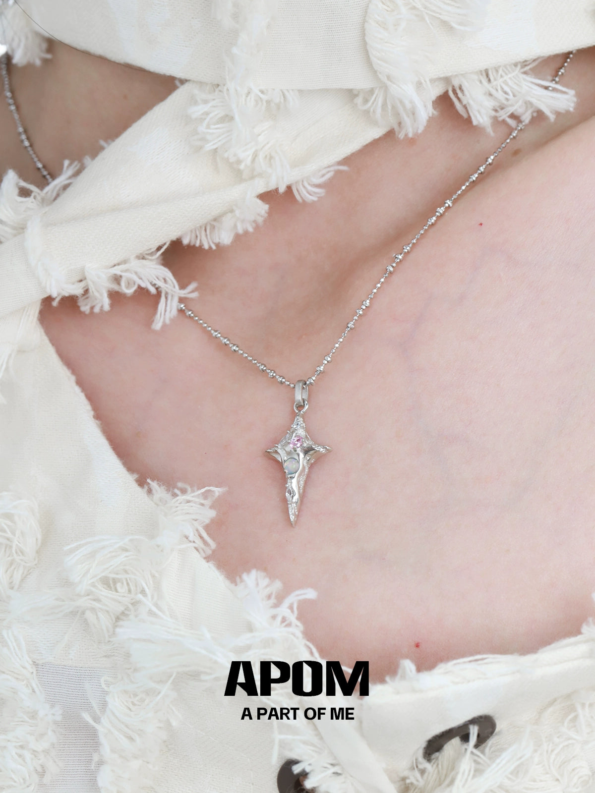 Star Diamond Silver Necklace