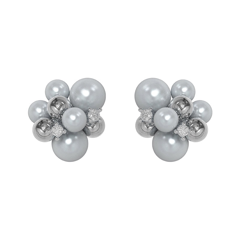 Explosive Black Agate Earrings