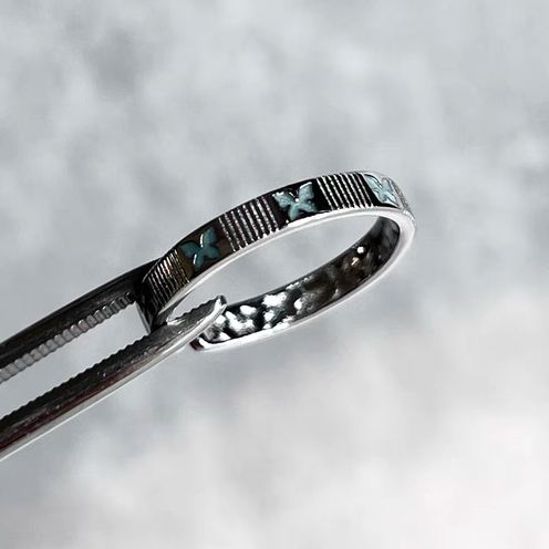 "Glacier Butterfly" Minimalism Ring