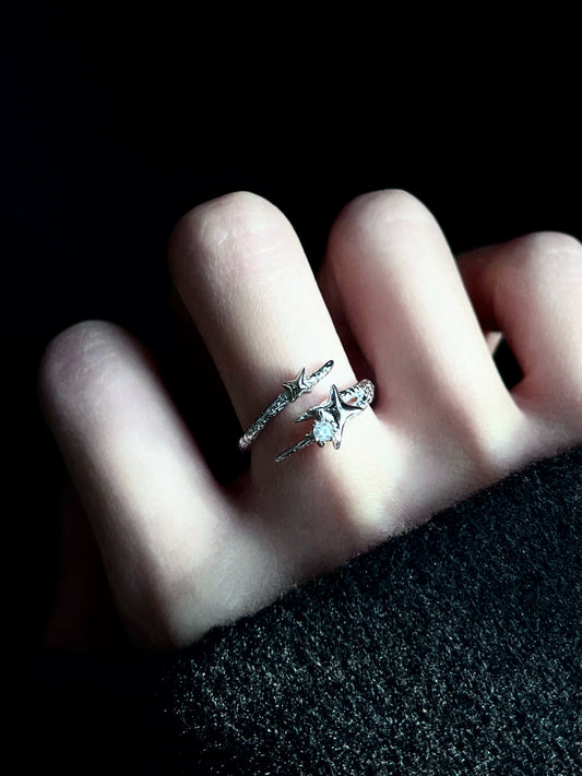 "Star Field" Starburst Ring