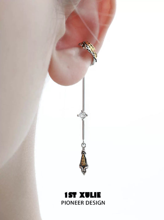 Immortal Love Letter Map Ear Clips