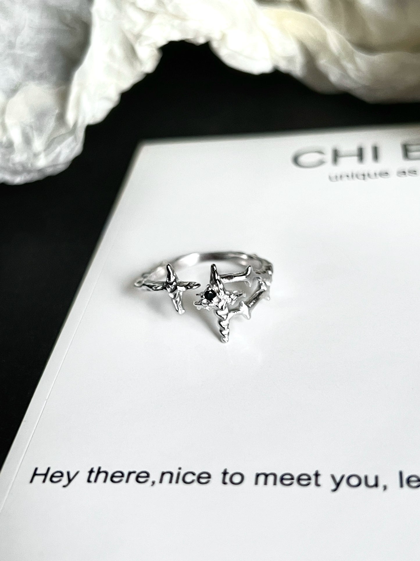 "Night Sea Starlight" Ring