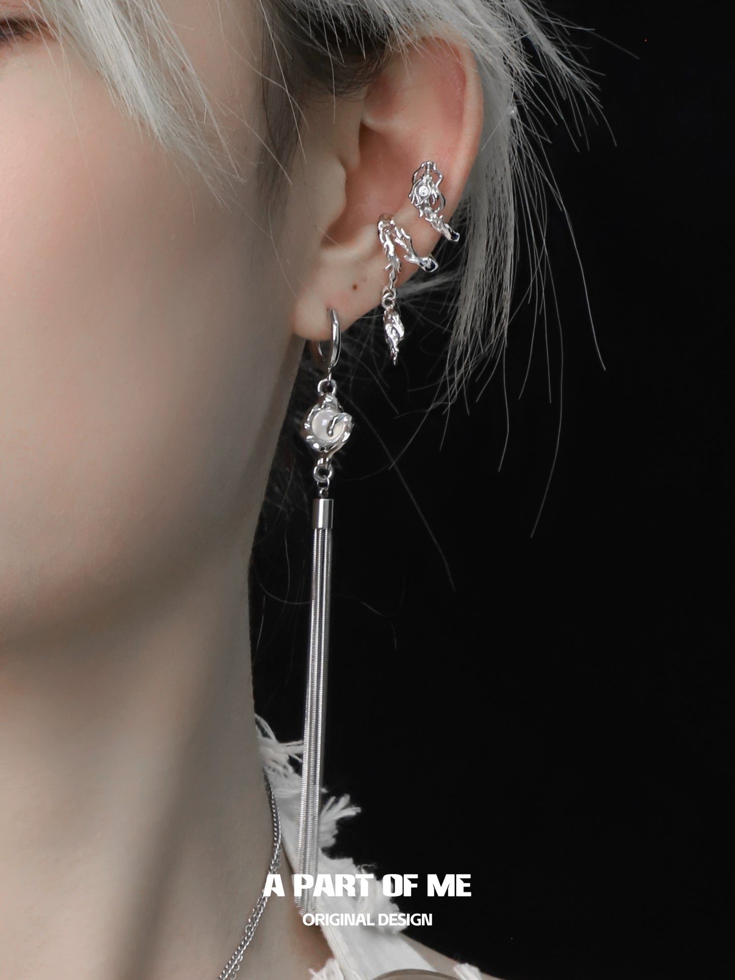 Graceful Dragon Tail Ear Clips
