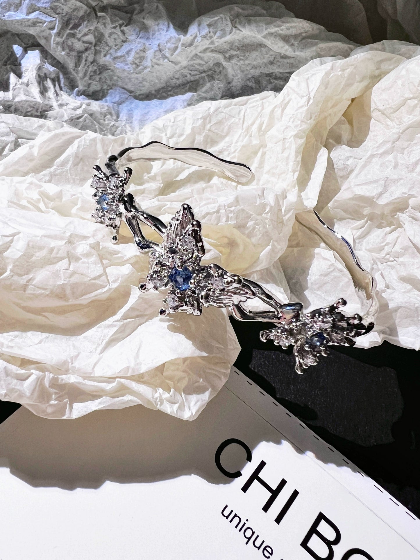 "Dream Butterfly" Zircon Bracelet