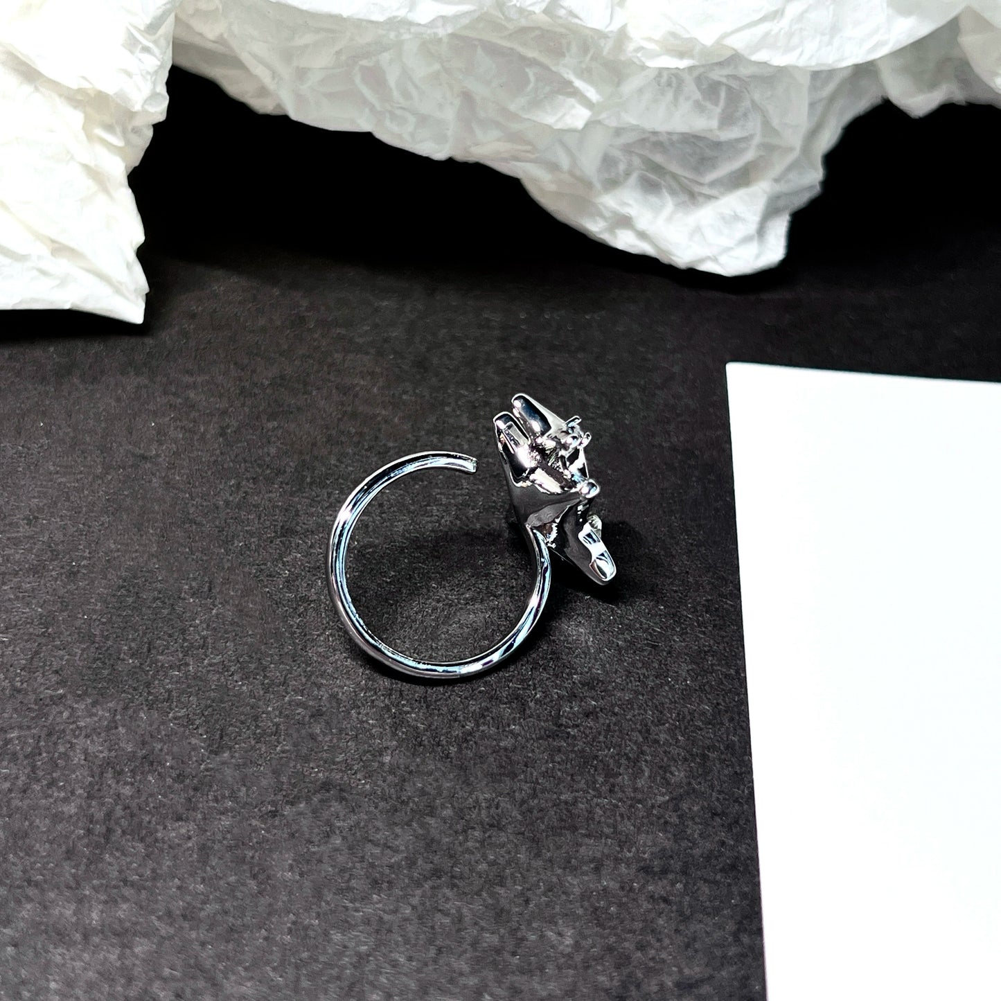 "Green Gemini" Zircon Ring
